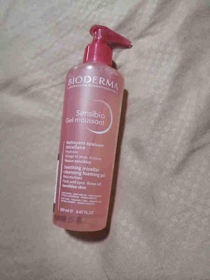 法国贝德玛（BIODERMA）舒妍修护洁肤凝胶洗面奶洁面乳200ml（ 温和清洁卸妆  舒缓保湿 低泡无皂基）怎么样，好用吗，口碑，心得，评价，试用报告,第2张