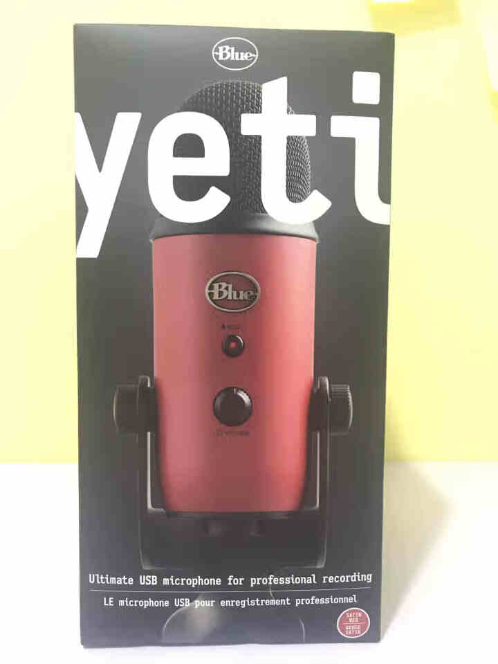 罗技（Logitech） Blue Yeti USB麦克风专业电容话筒 K歌录音主播直播苹果微软通用 「电台播音级」波尔多红怎么样，好用吗，口碑，心得，评价，试,第5张