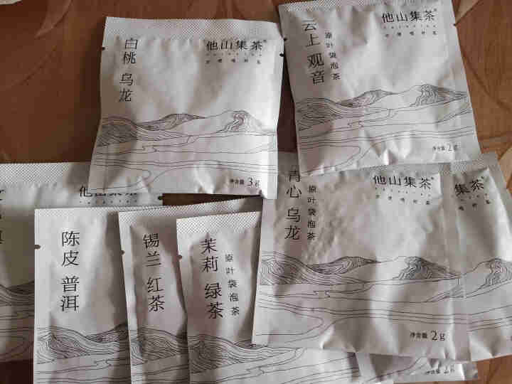 他山集茶 红茶乌龙茶绿茶普洱茶【10种口味】组合原叶袋泡茶茶包怎么样，好用吗，口碑，心得，评价，试用报告,第4张