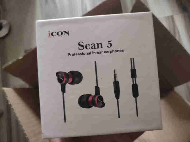 iCON 艾肯 SCAN5 入耳式监听耳机耳塞 适用于手机电脑网络K歌主播直播主持录音棚 3米线长 SCAN5耳机 单品标配怎么样，好用吗，口碑，心得，评价，试,第3张