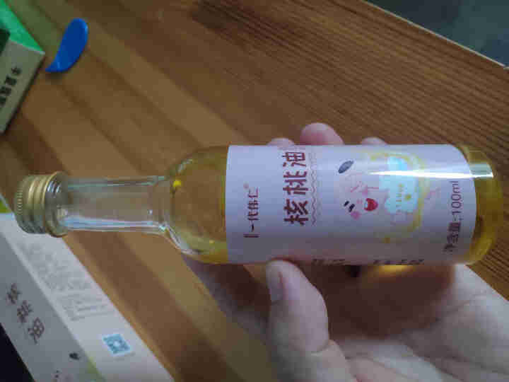 核桃油辅助食用油100ml  天然DHA 适用幼儿孩童 物理冷榨核桃油 孕妇食用核桃油一代伟仁 核桃油100ML怎么样，好用吗，口碑，心得，评价，试用报告,第3张