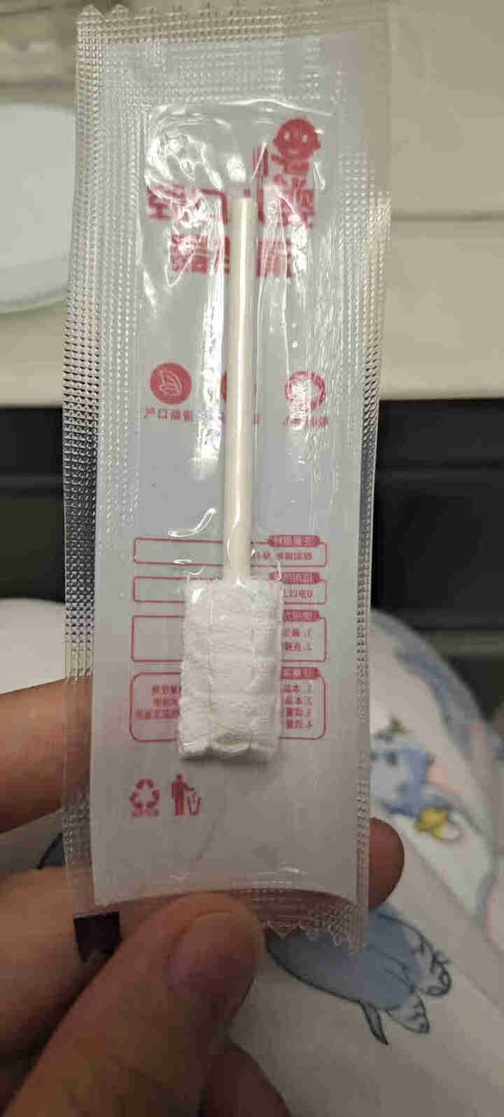 安可新 婴儿牙刷【36支/筒】升级款双排线儿童牙刷 新生儿口腔清洁器宝宝一次性纱布牙刷怎么样，好用吗，口碑，心得，评价，试用报告,第3张