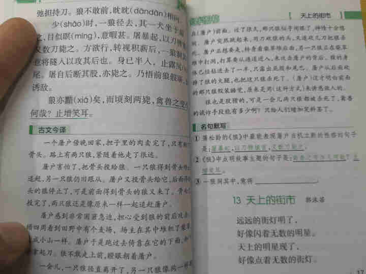 pass绿卡图书初中语文必背古诗文人教版RJ版部编版七八九年级7,第4张