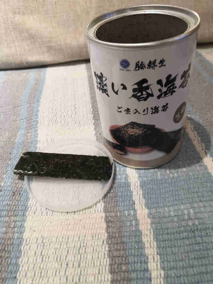 [京东仓库发货]脍鲜生 海苔夹心脆休闲食品宝零食孕妇食品 芝麻口味罐装怎么样，好用吗，口碑，心得，评价，试用报告,第3张