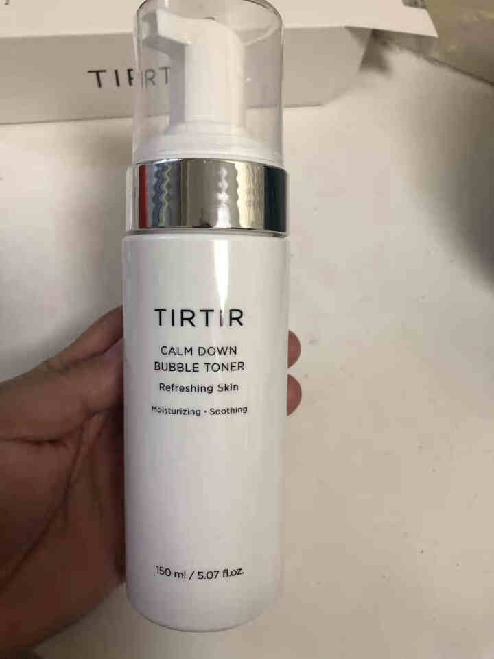 TIRTIR 缇乐缇乐舒缓泡沫爽肤水 150ml（韩国进口 补水保湿 控油平衡  镇静修护 收缩毛孔 ）怎么样，好用吗，口碑，心得，评价，试用报告,第3张