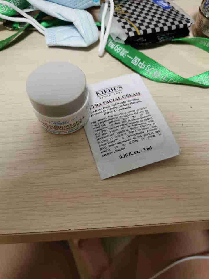 科颜氏（KIehl's）高保湿洁面洗面奶男女 白泥面膜/眼霜/护肤品 高保湿面霜3ml 小样怎么样，好用吗，口碑，心得，评价，试用报告,第4张