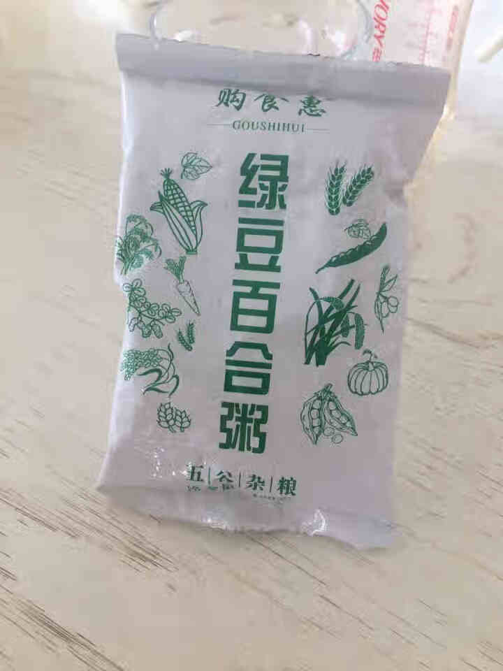 购食惠 绿豆百合粥100g（大米、绿豆、百合）混合粥米粥料五谷杂粮粗粮熬粥怎么样，好用吗，口碑，心得，评价，试用报告,第3张