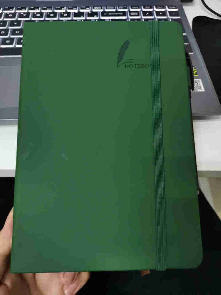 宏量2020新款a5商务笔记本子文具带扣带b5软皮本会议笔记本记录账本日记本厚工作复古本定制logo A5,第2张