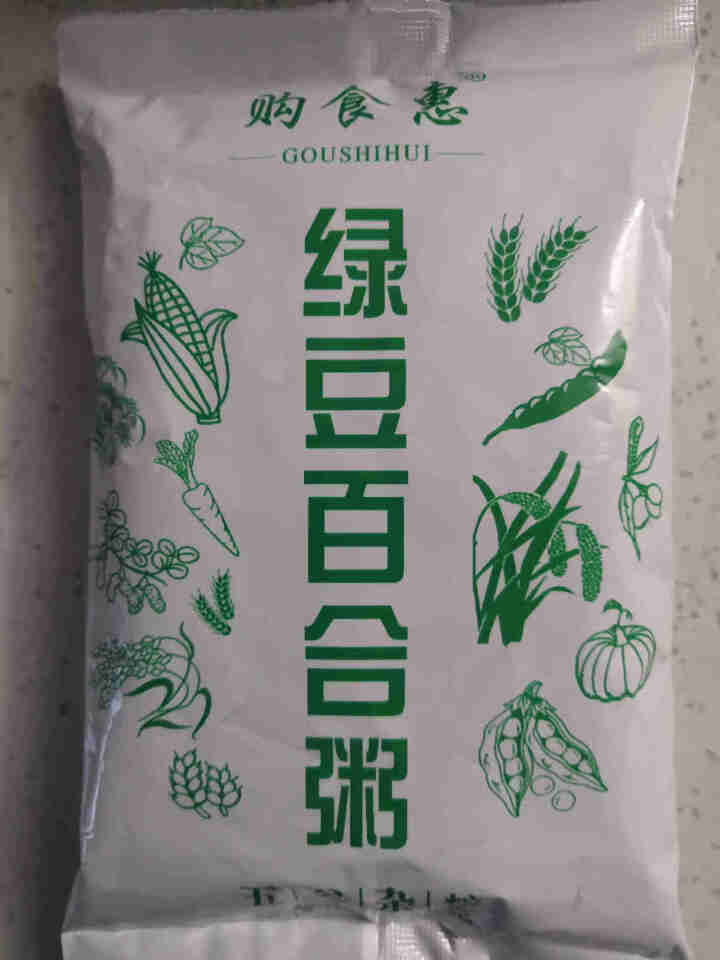 购食惠 绿豆百合粥100g（大米、绿豆、百合）混合粥米粥料五谷杂粮粗粮熬粥怎么样，好用吗，口碑，心得，评价，试用报告,第2张