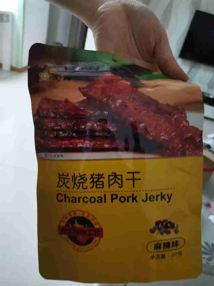 尚梅坊猪肉脯特产熟食猪肉干单独小包装60g/袋靖江风味肉类零食小吃美食 60g*1袋 麻辣味怎么样，好用吗，口碑，心得，评价，试用报告,第4张