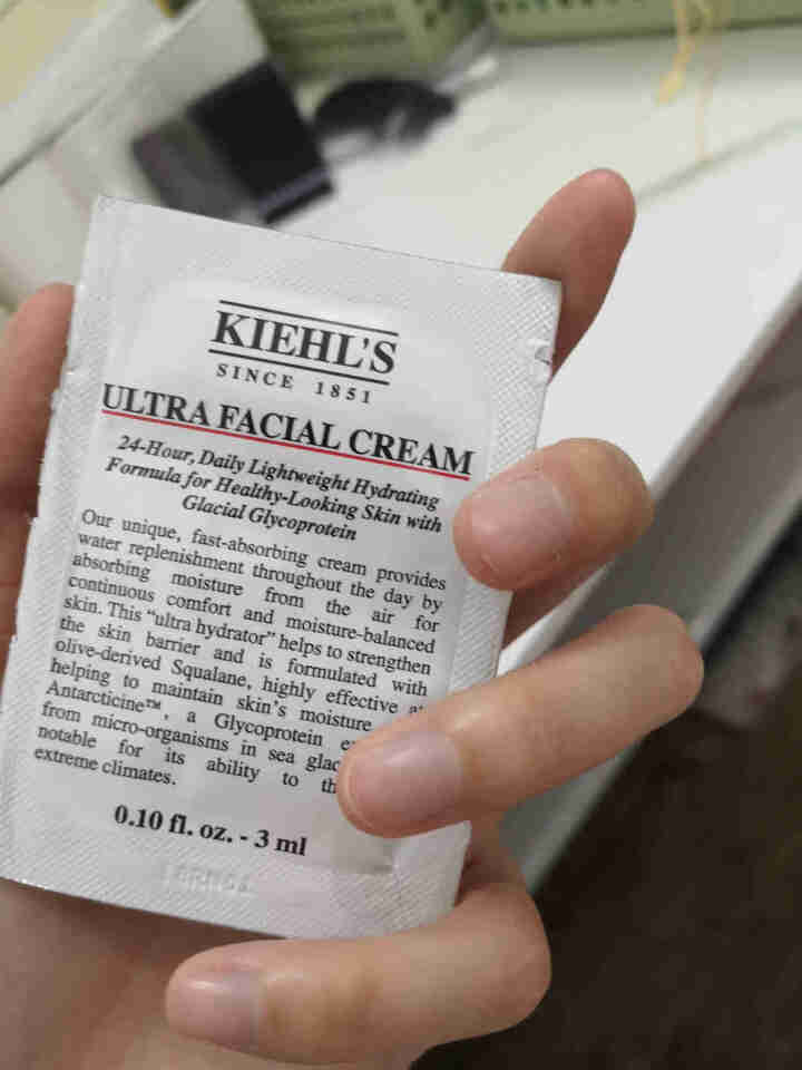 科颜氏（KIehl's）高保湿洁面洗面奶男女 白泥面膜/眼霜/护肤品 高保湿面霜3ml 小样怎么样，好用吗，口碑，心得，评价，试用报告,第2张