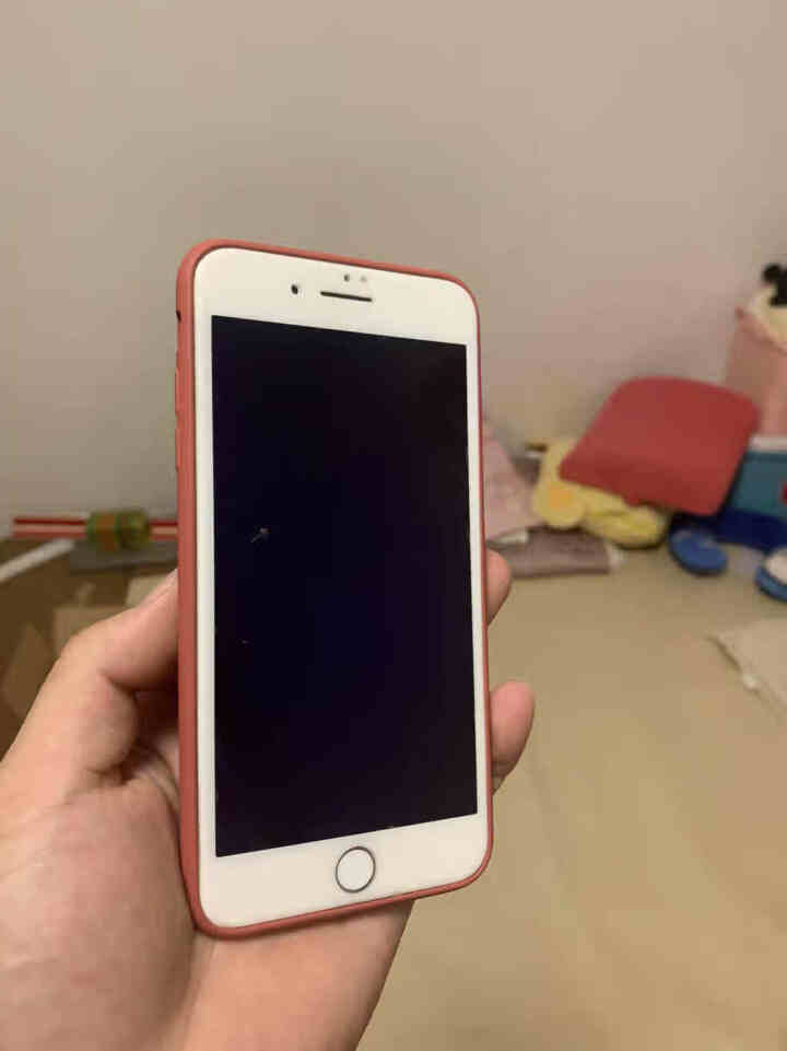 上凯 苹果7/8手机壳iPhone7plus手机套8plus软壳se2保护套防摔液态硅胶女款全包外壳 山茶红栀子花+同色硅胶指环+钢化膜 苹果7/8/se2怎么,第5张