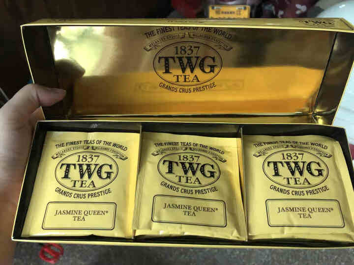 特威茶（TWG Tea）后选茉莉花绿茶 新加坡进口棉质袋泡茶 15包*2.5g怎么样，好用吗，口碑，心得，评价，试用报告,第3张