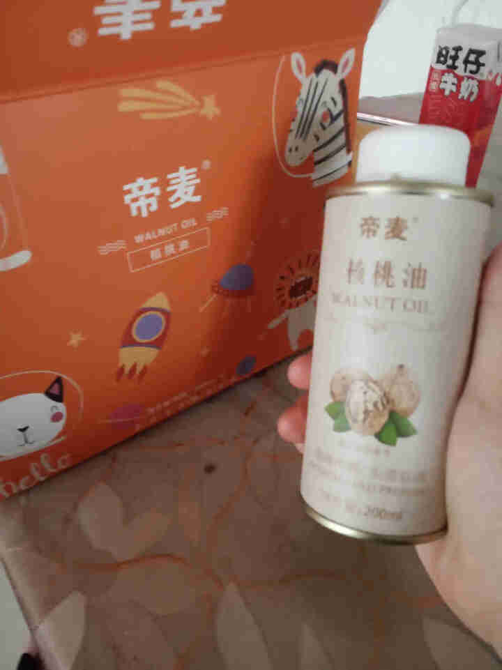 帝麦 物理冷榨核桃油200ml*2礼盒装怎么样，好用吗，口碑，心得，评价，试用报告,第2张