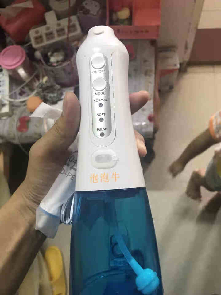 泡泡牛冲牙器电动家用洗牙器洁牙器水牙线充电便携式可折叠全身水洗正畸牙结石去除器便携式设计 【标准套装】2个标准喷头+赠2个标准喷头怎么样，好用吗，口碑，心得，评,第2张