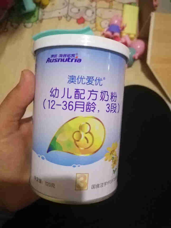 澳优（Ausnutria） 爱优 幼儿配方 3段 奶粉 1,第2张