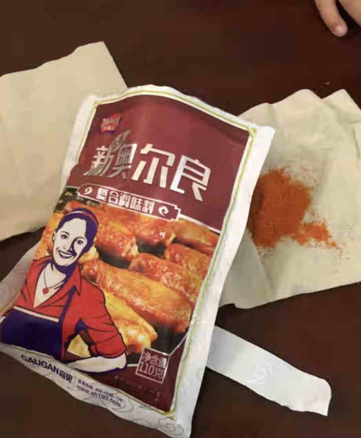 极美滋新奥尔良烤鸡翅腌料烤鸡翅料炸鸡烤肉料烧烤腌料110g微辣蜜汁家用调料料 新奥尔良,第3张