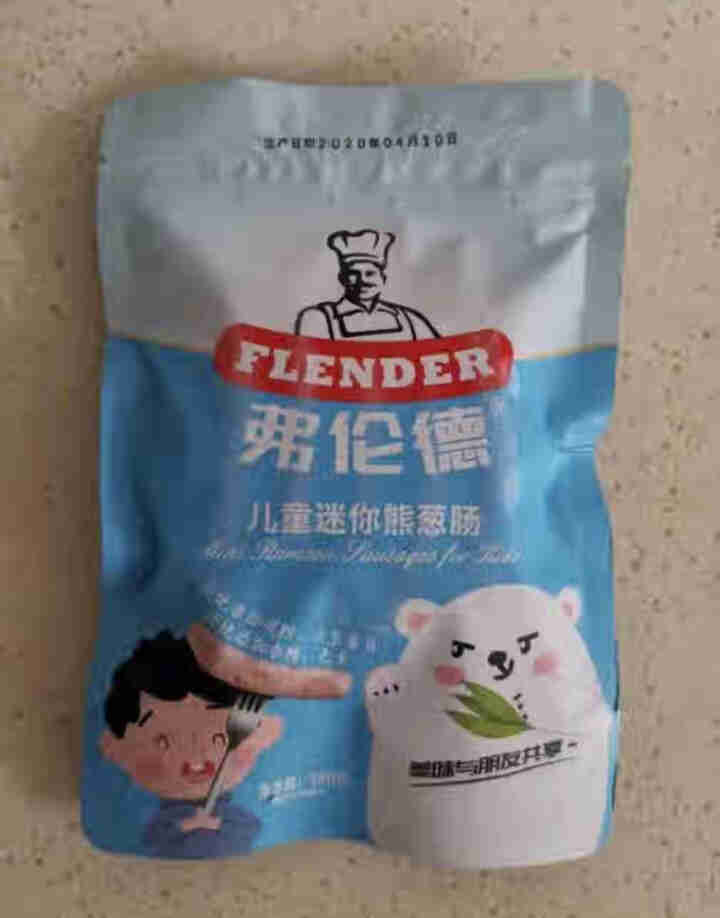 弗伦德 flender香肠儿童迷你熊葱肠180g 早餐肠 烤肠 纯肉肠怎么样，好用吗，口碑，心得，评价，试用报告,第3张