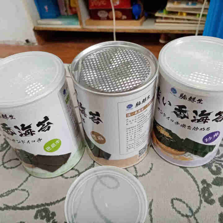 脍鲜生 海苔夹心脆休闲食品宝零食孕妇食品 三种夹心口味组合装(芝麻+炒米+巴旦木)怎么样，好用吗，口碑，心得，评价，试用报告,第2张