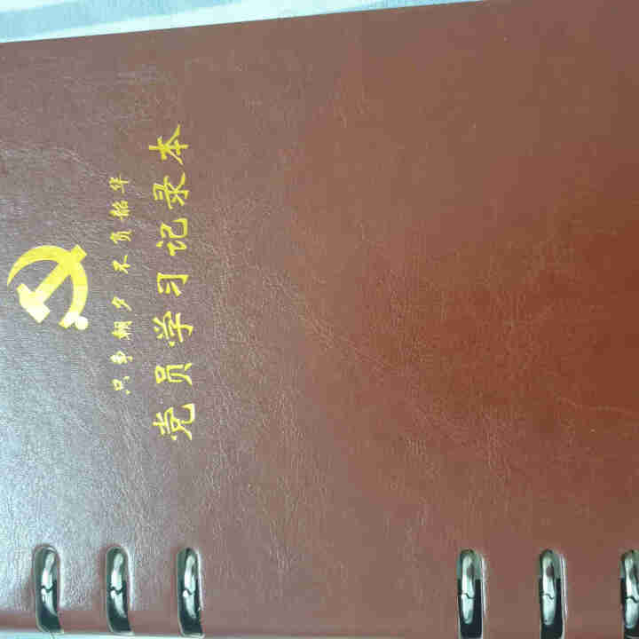 党员学习笔记本A5活页工作会议记录本带有党章政府报告党的精神可定制单位名称logo 活页怎么样，好用吗，口碑，心得，评价，试用报告,第2张