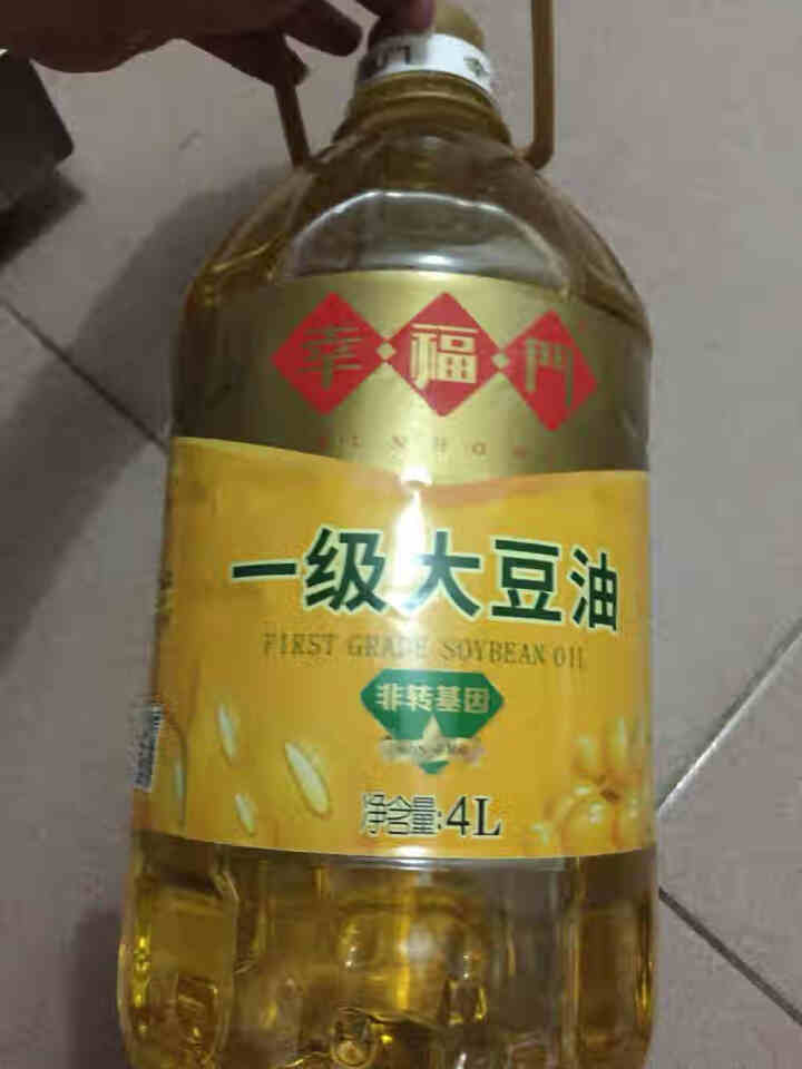 幸福门压榨菜籽油+非转基因大豆油组合4L升 压榨食用油非转基因大规格家庭装 菜籽油＋大豆油 4L*2瓶怎么样，好用吗，口碑，心得，评价，试用报告,第2张