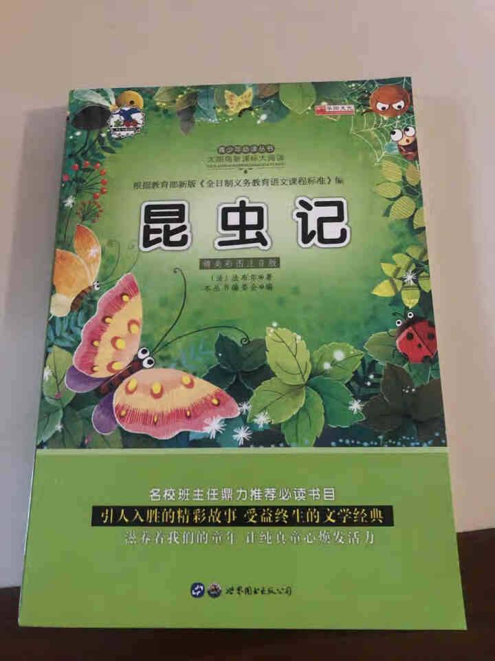 【4本21元】少儿彩图注音版世界经典文学名著 新课标课外阅读班主任推荐必读书目 昆虫记怎么样，好用吗，口碑，心得，评价，试用报告,第2张