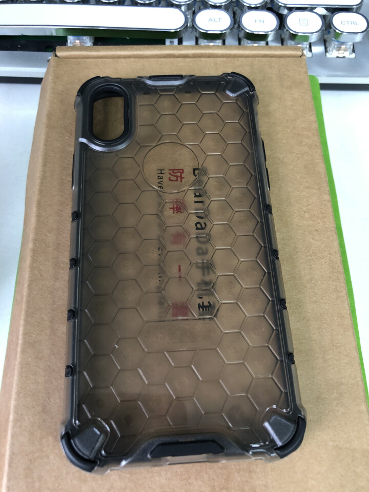 【送钢化膜】BEARDADA苹果X手机壳 iPhoneXS蜂巢防摔保护套全包边硅胶硬壳男女款 【苹果x/xs】,第5张