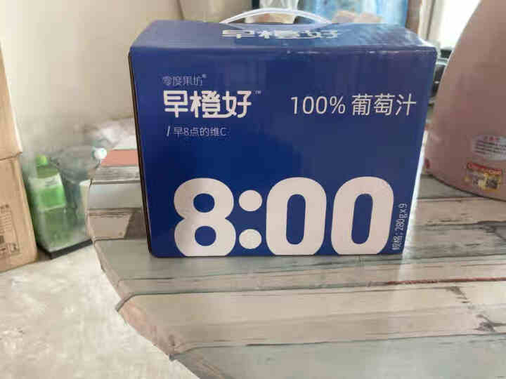 零度果坊早橙好橙汁菠萝汁 100%鲜榨NFC果汁冷藏果味饮料饮品早餐出游便携 280ml瓶 橙汁*3瓶+菠萝汁*3瓶+葡萄汁*3瓶怎么样，好用吗，口碑，心得，评,第2张