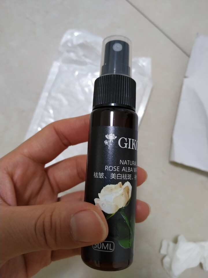 GIKOP保加利亚有机白玫瑰纯露爽肤水喷雾 补水保湿 焕白控油 滋润营养 紧致毛孔男女适用 白玫瑰30ML怎么样，好用吗，口碑，心得，评价，试用报告,第2张