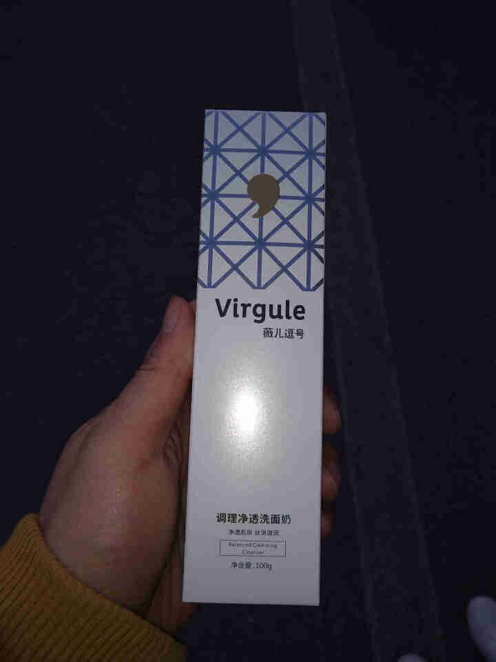 薇儿逗号 （Virgule）调理净透洗面奶100g祛痘控油补水保湿深层清洁面乳男女学生油性肌肤适用怎么样，好用吗，口碑，心得，评价，试用报告,第2张