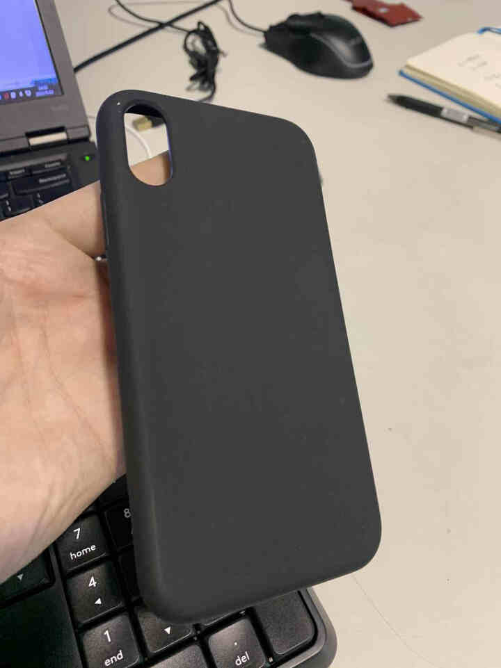 日新隆 苹果X/XS液态硅胶手机壳  iPhoneXS Max高档保护套全包防摔超薄肤感加绒软壳 幸运红 (5.8寸)  iPhone X/XS通用怎么样，好用,第2张