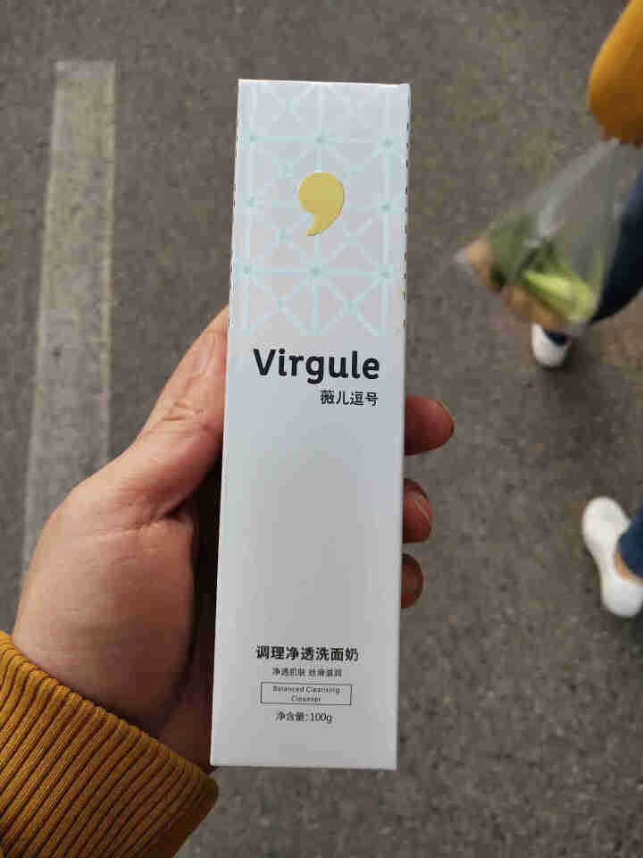 薇儿逗号 （Virgule）调理净透洗面奶100g祛痘控油补水保湿深层清洁面乳男女学生油性肌肤适用怎么样，好用吗，口碑，心得，评价，试用报告,第3张