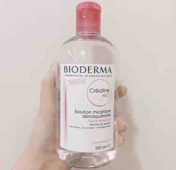 法国贝德玛（BIODERMA）舒妍多效洁肤液500ml （卸妆水 深层清洁 粉水 舒缓保湿 敏感肌 眼唇 原装进口）怎么样，好用吗，口碑，心得，评价，试用报告,第2张