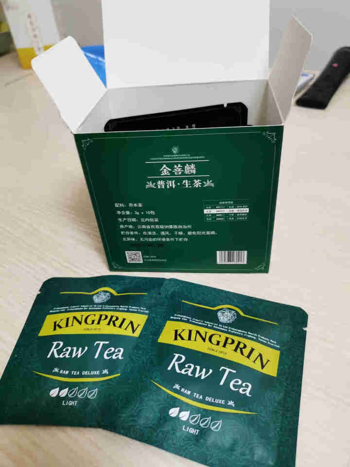 金菩麟Kingprin 普洱生茶茶叶袋泡茶云南生普洱茗茶基诺山大叶乔木茶怎么样，好用吗，口碑，心得，评价，试用报告,第3张