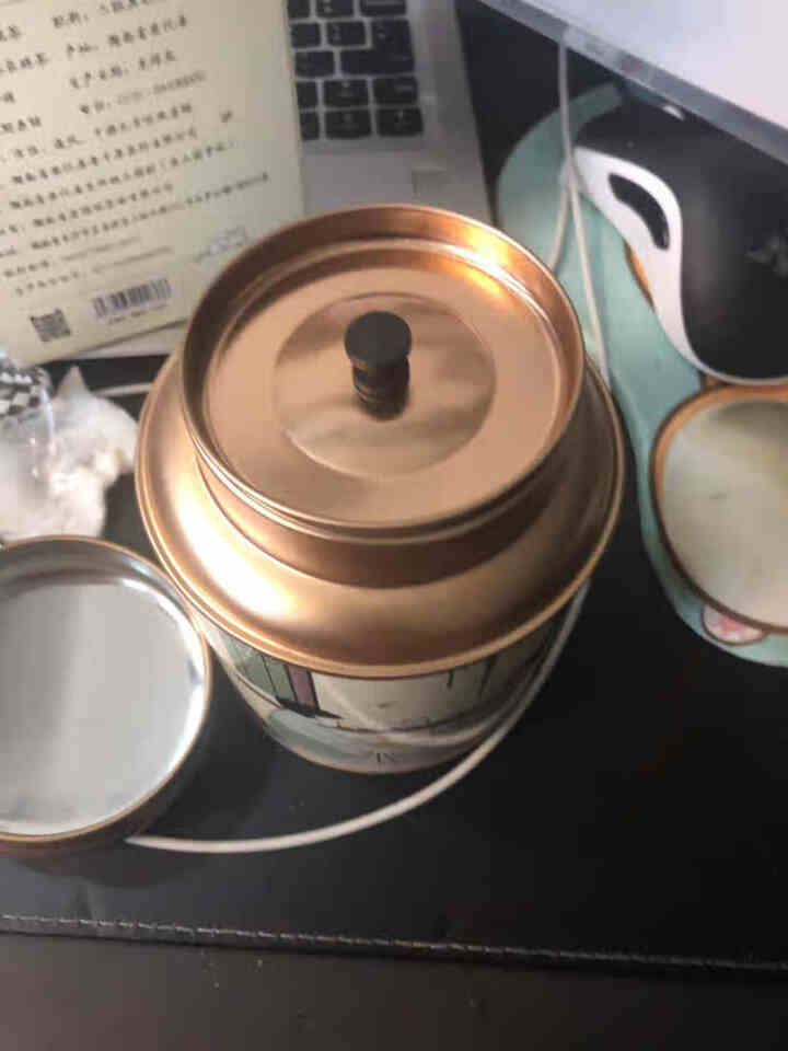 老谌记安化黑茶湖南正宗黑茶小铁罐茶叶金花手筑茯砖茶 沁心悠悠黑茶150g罐装怎么样，好用吗，口碑，心得，评价，试用报告,第3张