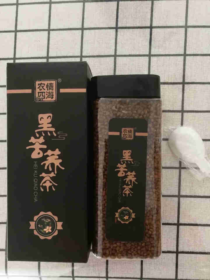 苦荞茶 四川大凉山黑苦荞茶 全胚芽全颗粒熟荞麦茶 养生茶 黑苦荞茶450g/1盒怎么样，好用吗，口碑，心得，评价，试用报告,第2张