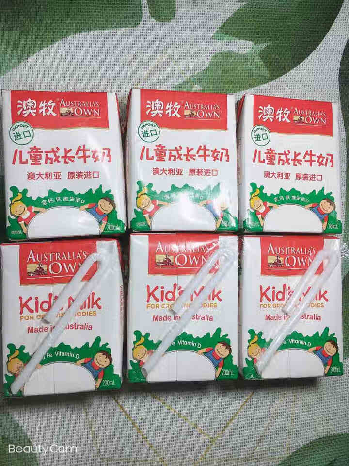 澳牧进口儿童牛奶 澳大利亚原装进口 学生纯进口牛奶 200ml*6盒装 外出便携装怎么样，好用吗，口碑，心得，评价，试用报告,第3张