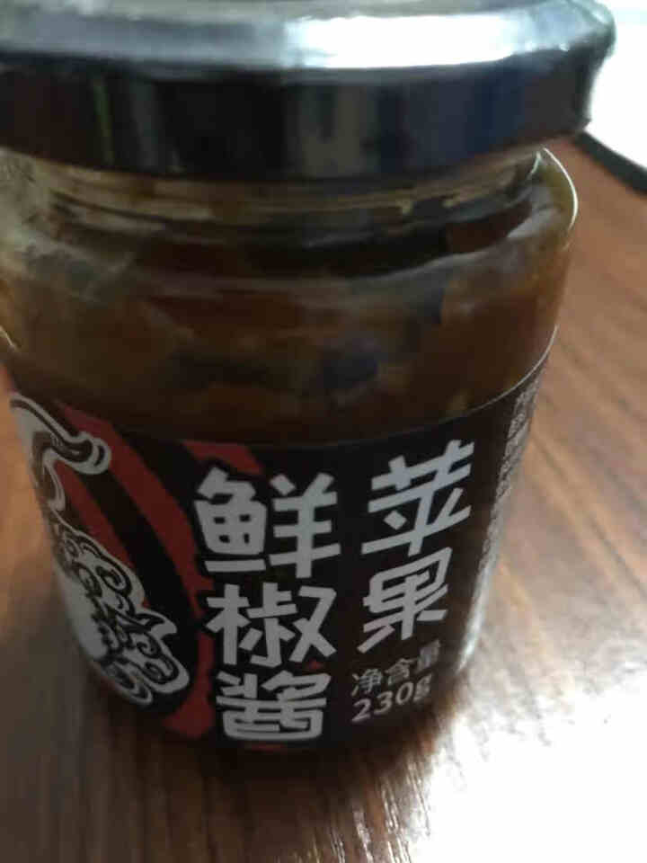 姜老大苹果鲜椒酱230g 甜辣健身低脂无油无糖辣椒调味酱剁椒酱凉拌面拌饭下饭菜 230g怎么样，好用吗，口碑，心得，评价，试用报告,第3张