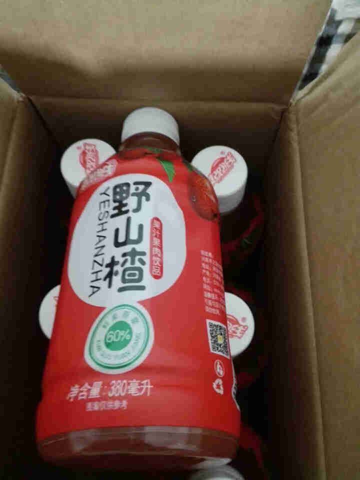 起跑线山楂汁果汁饮料小瓶装380ml*6瓶/箱新鲜日期整箱火锅饮品饮料 山楂汁 380ml*6瓶（便携装）怎么样，好用吗，口碑，心得，评价，试用报告,第2张