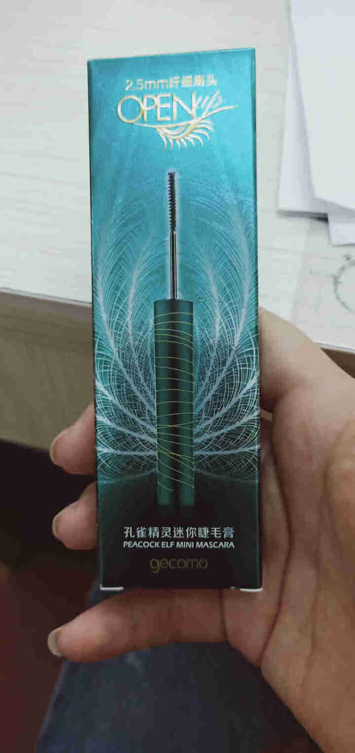 格蒙（GECOMO）孔雀眼线笔防水不晕染初学者软头大眼睛持久液体眼线液笔不易掉色眼线水笔彩妆 极细睫毛膏怎么样，好用吗，口碑，心得，评价，试用报告,第2张