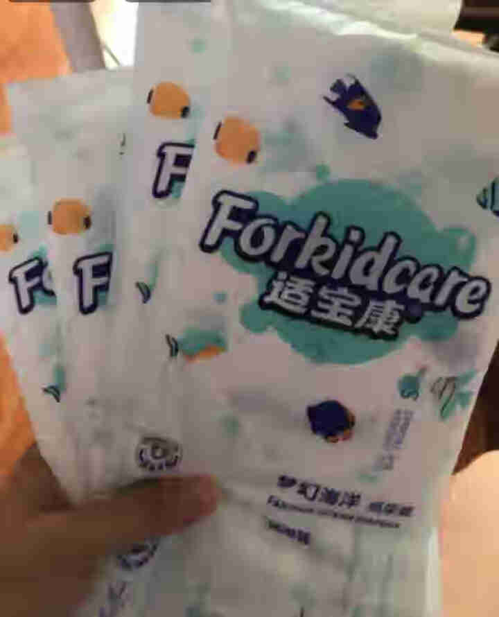 适宝康·Forkidcare 梦幻海洋纸尿裤试用装M码*4片 适合6,第5张