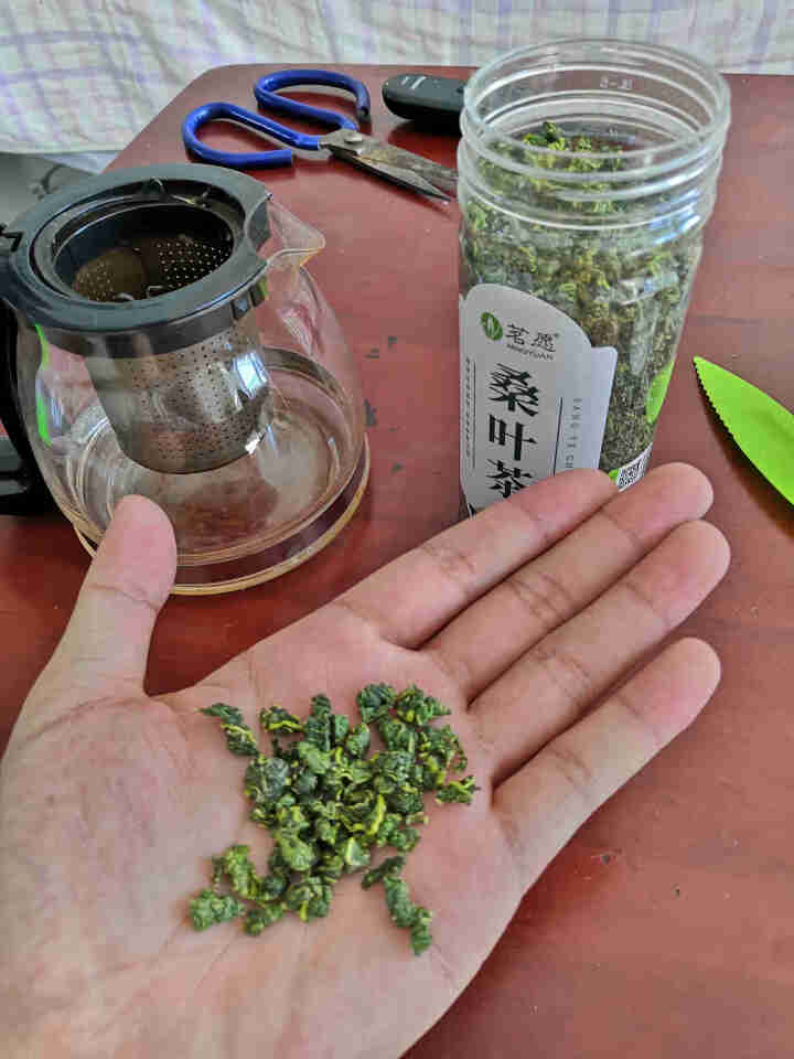 【发3罐共360克】桑叶茶花草茶 霜后桑葚叶炒制新鲜桑叶养生茶天然霜干桑叶粉可搭蒲公英泡水喝的茶 120克/罐怎么样，好用吗，口碑，心得，评价，试用报告,第2张