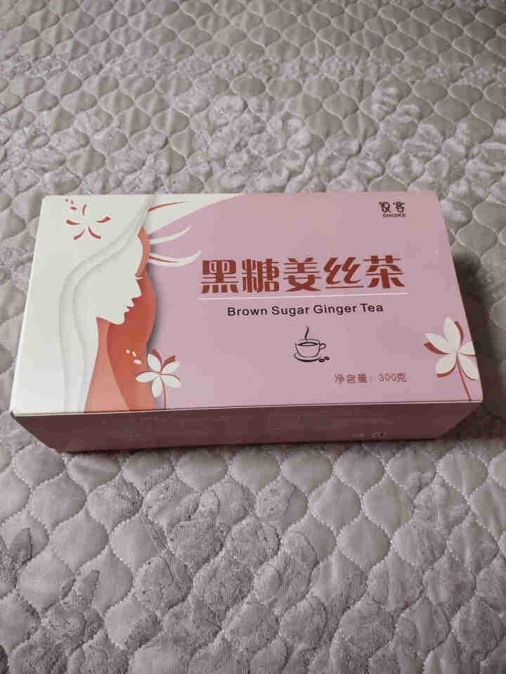 红糖姜茶大姨妈饮品 姜汁姜丝红枣枸杞桂圆黑糖水姜茶女生驱寒养生茶 黑糖姜丝茶300g（15g*20包）怎么样，好用吗，口碑，心得，评价，试用报告,第2张