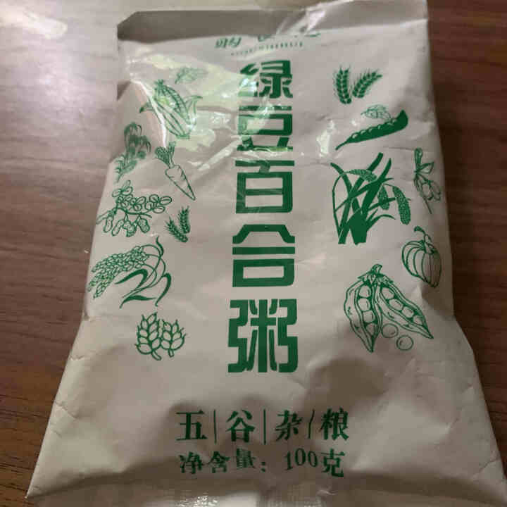 购食惠 绿豆百合粥100g（大米、绿豆、百合）混合粥米粥料五谷杂粮粗粮熬粥怎么样，好用吗，口碑，心得，评价，试用报告,第2张