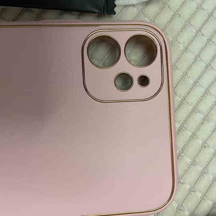 INFILAND苹果11/11Pro手机壳 iPhone11 Pro max素皮TPU电镀边手机套 粉色【配钢化膜】 iPhone 11怎么样，好用吗，口碑，心,第3张