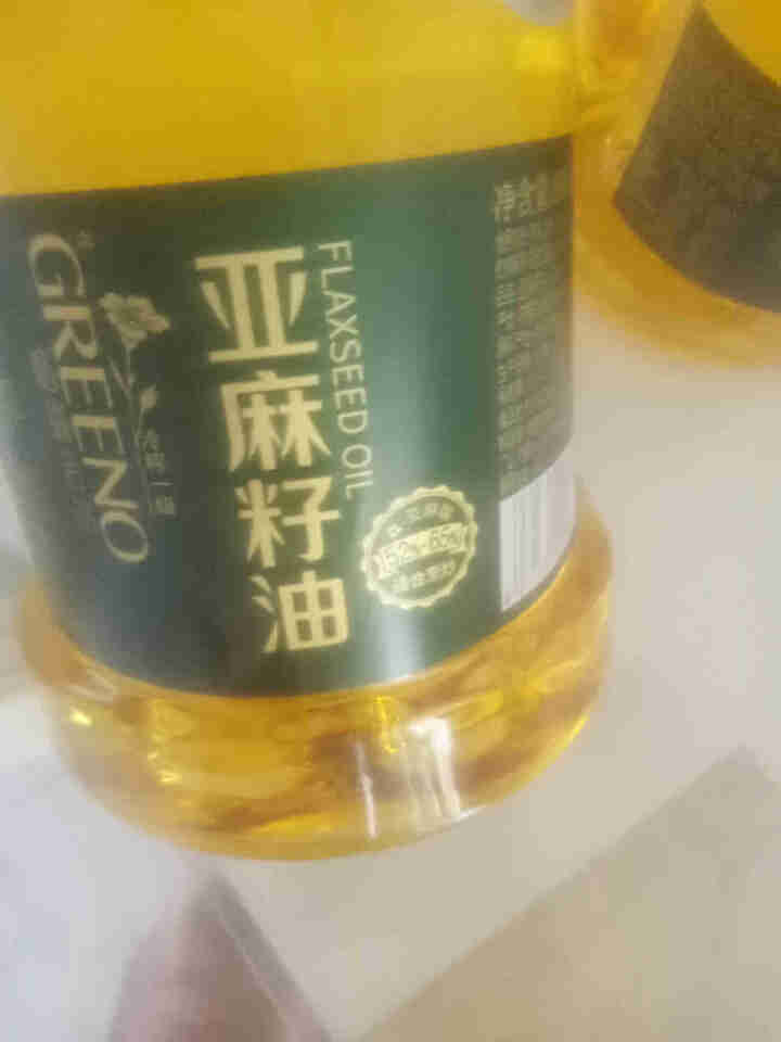 格琳诺尔 亚麻籽油 冷榨一级 食用油 热炒油 909ml*2桶（适合宝孕妇炒菜用、月子油） 909ml*2怎么样，好用吗，口碑，心得，评价，试用报告,第3张