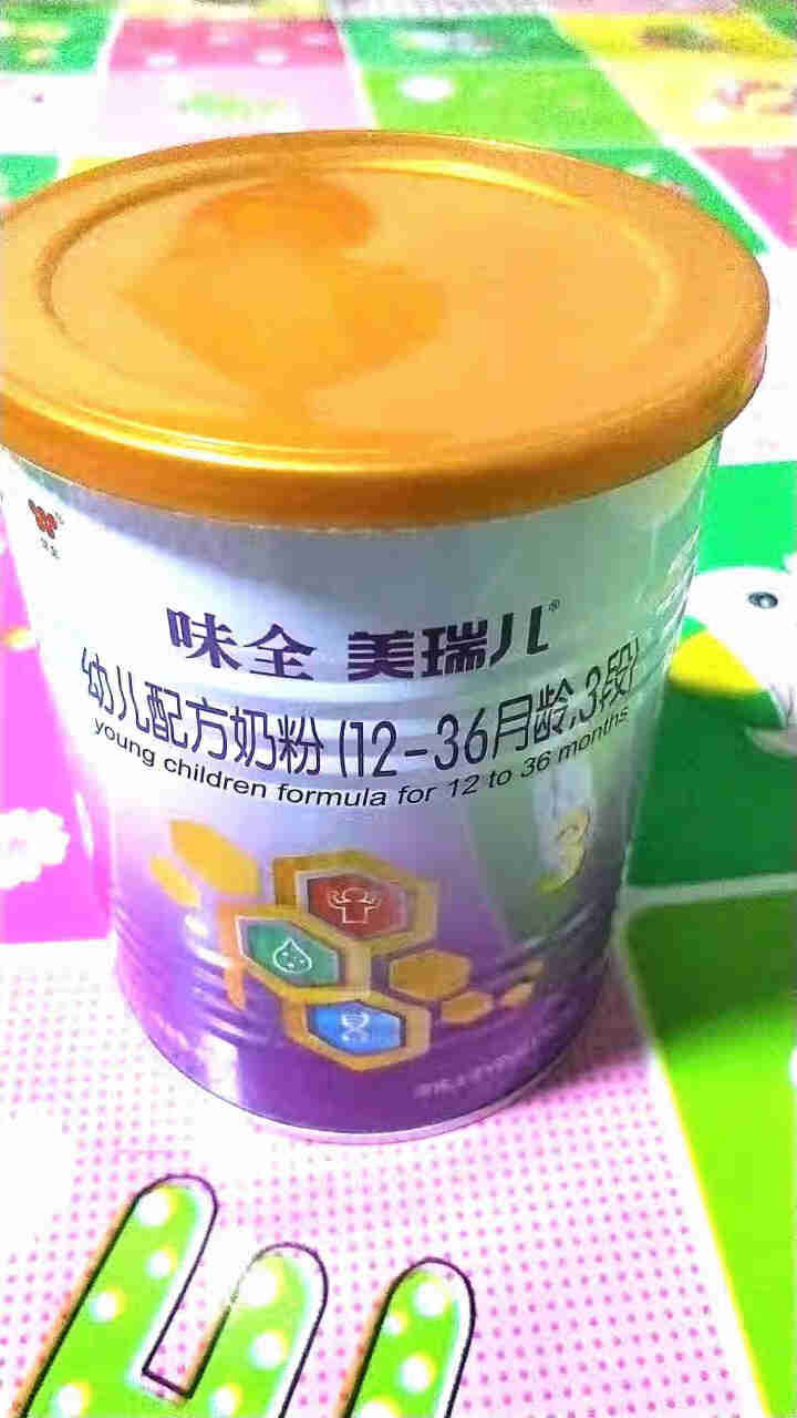 味全 美瑞儿 幼儿配方牛奶粉 3段 400g罐 12,第4张