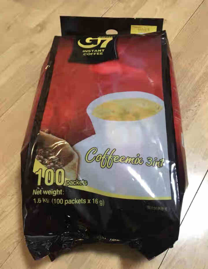 中原G7咖啡 越南进口三合一速溶咖啡粉 1600g（100条装）怎么样，好用吗，口碑，心得，评价，试用报告,第2张