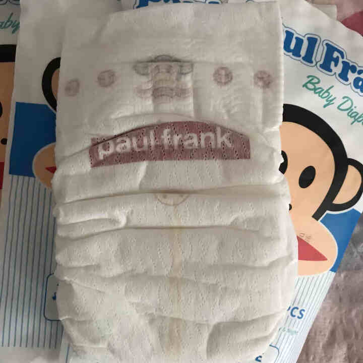 大嘴猴（Paul Frank）维E魔法裤婴儿拉拉裤男女宝宝通用尿不湿试用装 纸尿裤M码5片怎么样，好用吗，口碑，心得，评价，试用报告,第2张