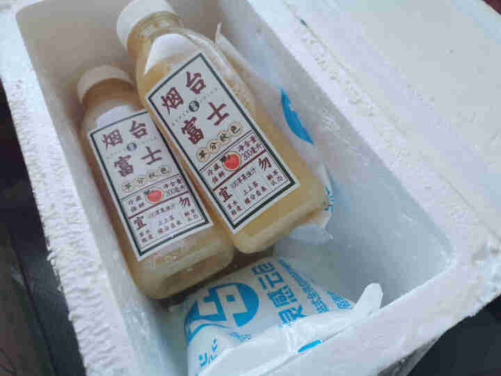 如果100苹果汁100%果汁烟台富士鲜榨果蔬汁饮料 烟台富士300ml*4瓶装怎么样，好用吗，口碑，心得，评价，试用报告,第2张